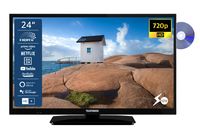 Telefunken XH24SN550MVD 24 Zoll Fernseher / Smart TV (HD Ready, HDR, 12V, DVD) - 6 Monate HD+ inkl.