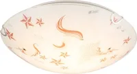 Globo Natalie LED Deckenleuchte weiß, rosa orange 30x8,5cm