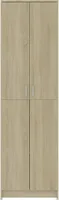 vidaXL Šatníková skriňa Sonoma Dub 55x25x189 cm odvodený výrobok z dreva