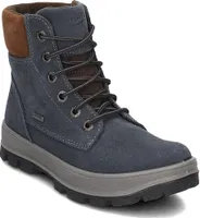 Superfit Kinder Schnürstiefeletten Winterboots TEDD Blau wasserfest Größe: 32