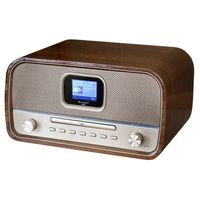 Soundmaster DAB970BR Nostalgie Musikcenter mit DAB+, CD, Bluetooth, Farbdisplay