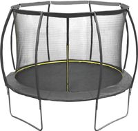 Garten Trampolin schwarz 305 cm 10 FT mit Sicherheitsnetz