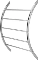 bremermann Handtuchhalter zur Wandmontage mit 5 Stangen aus Metall, verchromt