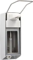 Desinfektionsspender Alu 500 ml Euronorm -Alufrontplatte - LH - Edelstahlpumpe