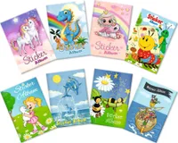 HERMA Stickeralbum DIN A5 Sortiment Motive sortiert 16 Seiten 8 Stück
