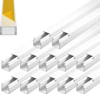 ARLI Kabelkanal selbstklebend mit Bodenlochung 25 x 25 mm - 12m Installationskanal
