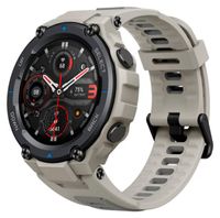 Amazfit T-Rex Pro Smartwatch, GPS (Satellit), AMOLED-Display, Touchscreen, Herzfrequenzmesser, Aktivitätsüberwachung 24/7, Wasserdicht, Bluetooth, Wüstengrau