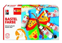 Detská farba na remeslá 80 ml sada 6 ks