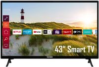 Telefunken XF43K550 43 Zoll Fernseher/Smart TV (Full HD, HDR, Triple-Tuner) - 6 Monate HD+ inkl.