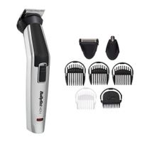 BABYLISS 8in1 Haarschneider MT726E Titanium Akku, Schwarz/Silber