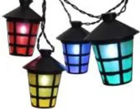 F-H-S LED Party Laterne Lichterkette mit 20 LEDs 5m, innen & außen
