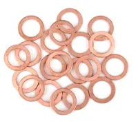20Stk. Unterlegscheiben Kupferscheibe Flach Dichtring Ring fuer Auto 14 x 21 x 1,5mm