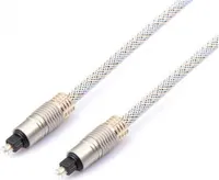 Reekin Toslink optisches Audio-Kabel. Toslink Stecker auf Toslink Stecker.