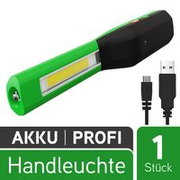 greate LED Akku Werkstattlampe grün - Magnet Inspektionsleuchte Arbeitsleuchte