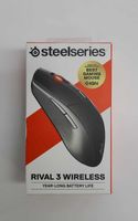 SteelSeries Rival 3 Wireless Gaming-Maus (6 Tasten, USB-Empfänger, Bluetooth)