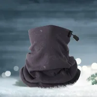 Winterschal, Sportschal, Outdoor-Reitmaske, Warmer Angelschal, Grauer Schal