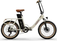 ONESPORT OT16-2 Elektrisches Fahrrad - 20" Räder 250W Motor 48V17Ah Batterie 60KM Reichweite - Weiß