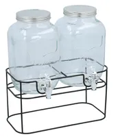 Ykop Getränkespender mit Zapfhahn 5L Kühlschrank Wasserkrug mit