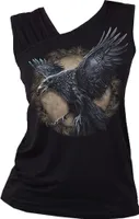 Spiral Direct - "Raven Wise" Top pre ženy bez rukávov HE2762 (S) (Black)