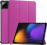 Pro Xiaomi Pad 7 / 7 Pro 3folt Wake UP Smart Case Tablet Cover Purple
