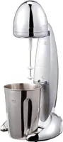 JUNG CM01 Milchshake Mixer Chromdesign, Milchshaker elektrisch 100W, Becher 600ml, geeignet als Fitnessdrink Eiweiß Shaker, 2 Geschwindigkeiten