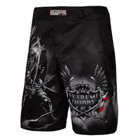 Muay thai shorts for men BLACK ARMOUR Extreme Hobby