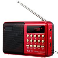 Küchenradio Lautsprecher Akku Mini Box Musikbox FM Radio MP3 Player USB SD AUX Bluetooth