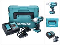 Makita DTW 190 SYJ akumulatorowy klucz udarowy 18 V 1/2" 190 Nm + 2x akumulator 1,3 Ah + ładowarka + Makpac