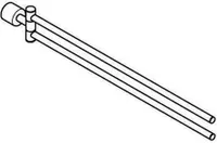 GROHE 40888GL0 Handtuchhalter Atrio 40888 2-armig cool sunrise