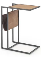 Stolik kawowy COMPACT 47x33 dąb/czarny