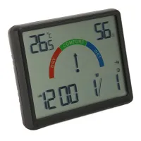 Malý digitálny budík, elektrické stolové hodiny, LCD budík, elektronický stolový budík, digitálne hodiny, digitálny budík