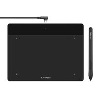 XP-PEN Deco Fun S Grafiktablett, 6,3x4 Zoll Stift Tablet, Stift mit 8192 Druckstufen& 60° Tilt, Pen Tablet OSU Spiel mit Android, Chromebook, Linux (Schwarz)