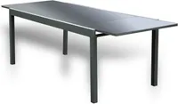HOME DELUXE - Gartentisch SOL - schnell ausziehbar 180 - 240 cm, aus Aluminium