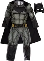 Batman - "Deluxe" Kostüm - Jungen BN5133 (S) (Schwarz/Grau/Gelb)