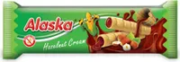 MAISROHLEN GEFÜLLT MIT HASELNUSSCREME, GLUTENFREI 18 g - ALASKA