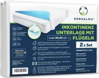 Inkontinenčná vložka Sensalou s krídelkami 85x90 ​​cm (balenie 2 ks)