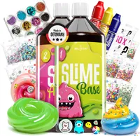 Belissia XXL Kinder Spiel-Schleim zum selbermachen. Mysterie Set für 2KG fertigen Slime. Für Kinder ab 3 Jahre. Hergestellt in Deutschland