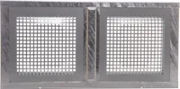 ACO MARKANT Stahlkellerfenster 2 Flügel ESG Sicherheitsglas mit Mauerranker, Maße:80 x 60 cm