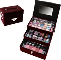 Deluxe Schminkkoffer Set Velvety Dark Berry 74 teilig
