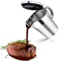 450ml termo nádoba na omáčku s dávkovačem na omáčku Miska na omáčku