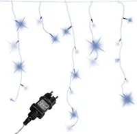 VOLTRONIC 400 LED kaltweiß Lichterkette Weihnachtsbeleuchtung Eisregen Deko