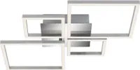 LED Deckenleuchte schwenkbar Dimmbar 48 W silber Metall-Kunststoff Briloner