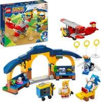 LEGO 76991 Sonic the Hedgehog Tails‘ Tornadoflieger mit Werkstatt Set, Baubares Spiel mit Flugzeug-Spielzeug und 4 Charakter-Figuren inklusive Tails, Spielzeug für Kinder ab 6 Jahren