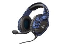 Trust GXT 488 Forze PS4 Kopfhörer Kopfband 3,5-mm-Anschluss Schwarz, Blau