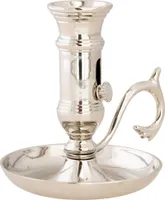 Schiebeleuchter vernickelt H 11 cm