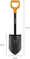 Fiskars Autoschaufel massiv (1014809)