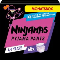 Pampers Ninjamas Windelhosen für Bettnässer Größe 4 bis 7 Jahre 17 30kg 60 (51,00)