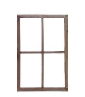 9,5x7 cm Fensterrahmen Deko aus Holz für Krippe oder Puppenhaus naturbelassen 