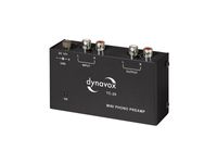 Dynavox TC-20 Phono-Vorverstärker, kompaktes Metall-Gehäuse, für Plattenspieler mit MM-Abtast-Systemen, schwarz