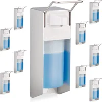 relaxdays 10 x Eurospender Seifenspender 500 ml